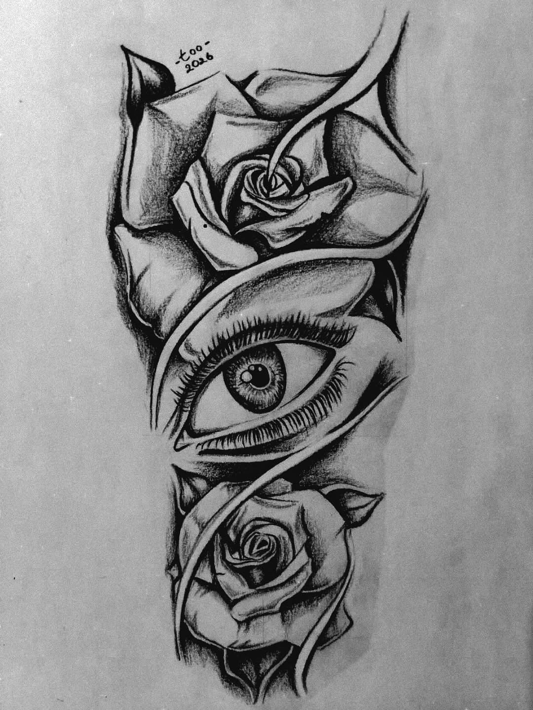 Tattoo by @too_arttoo — black_and_grey, realism