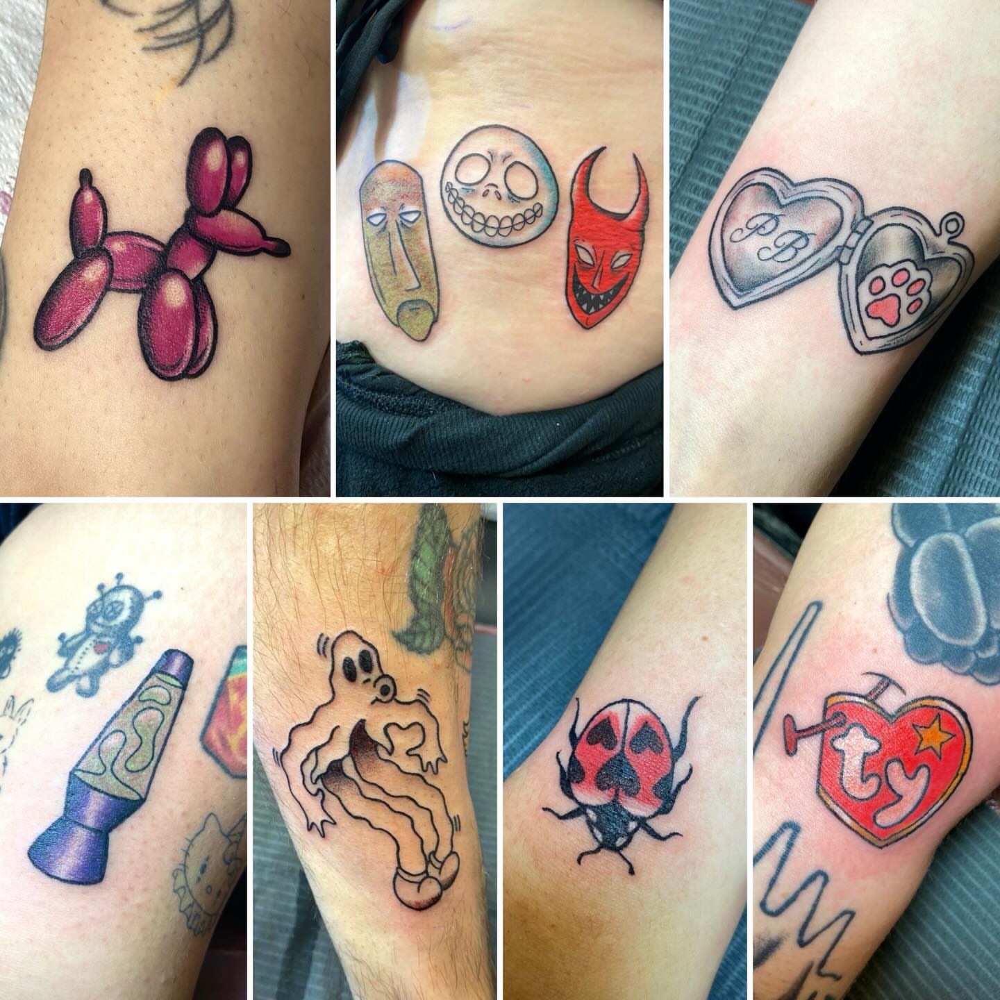 Balloon animal American traditional tattoo on the forearm by โ๏ธ ๐๐ฎ๐ฐ๐ธ๐ถ๐ฒ โ๏ธ