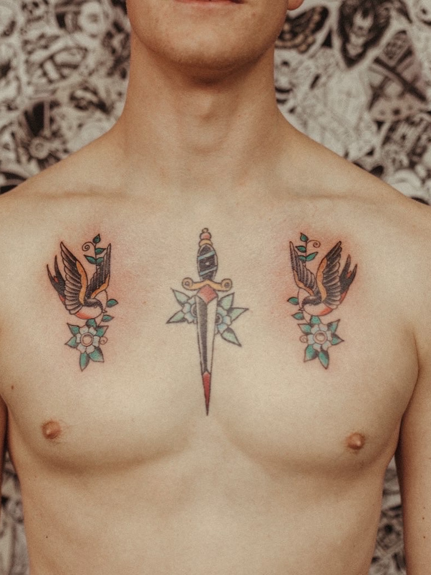 Tattoo by @tatsbycurtii — american_traditional, neo_traditional