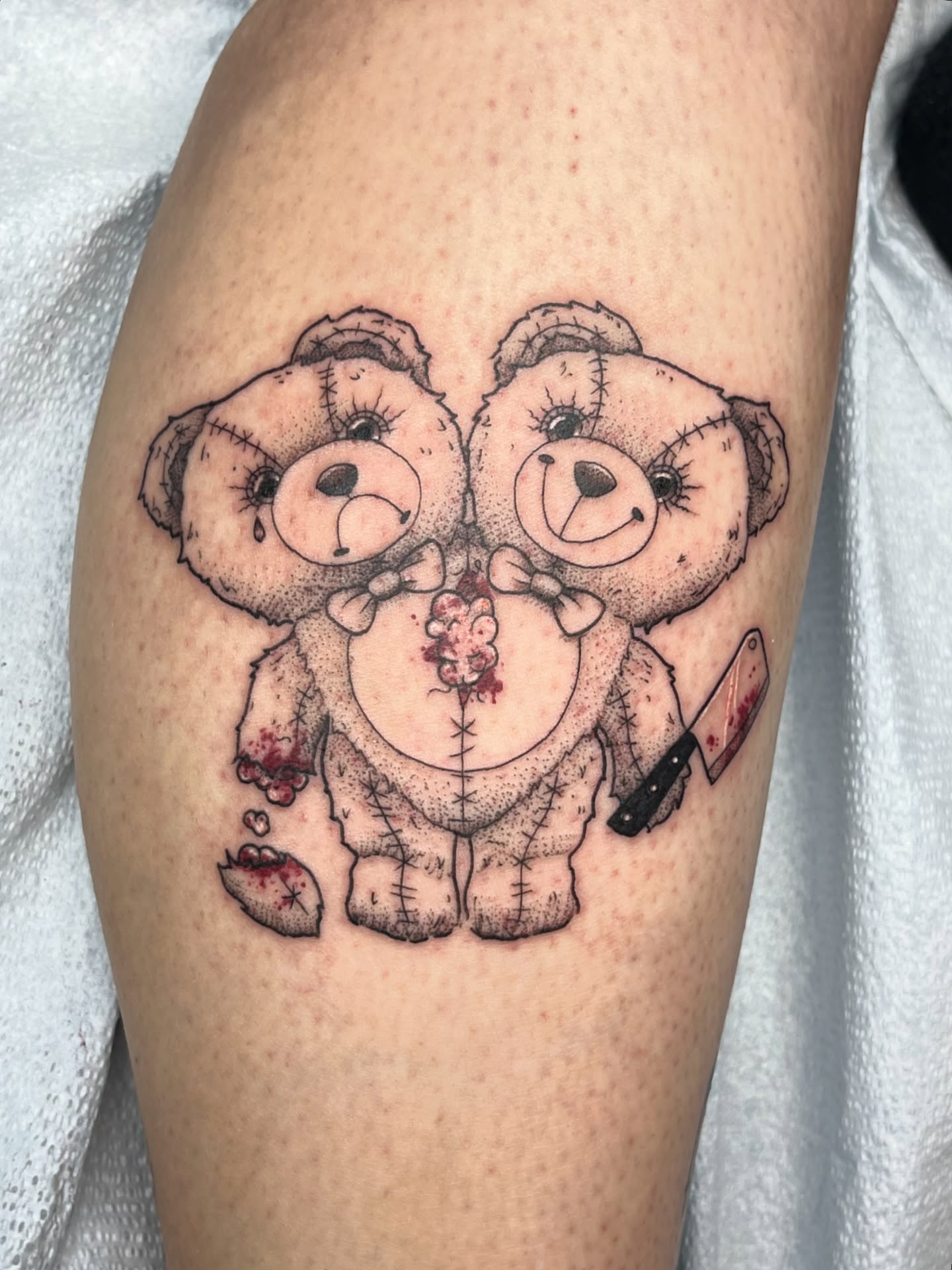 Tattoo by @ilenadoodles β black_and_grey