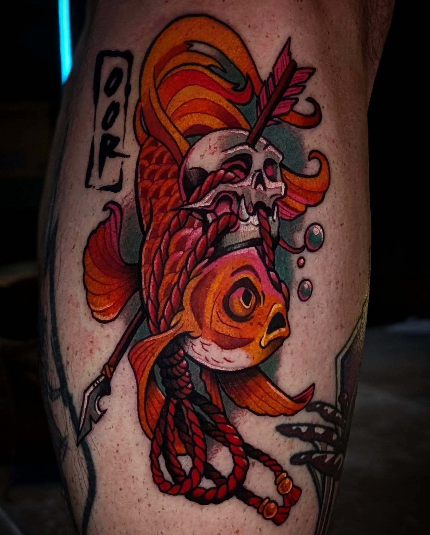 Tattoo by @lyndonkorcala — american_traditional, dotwork