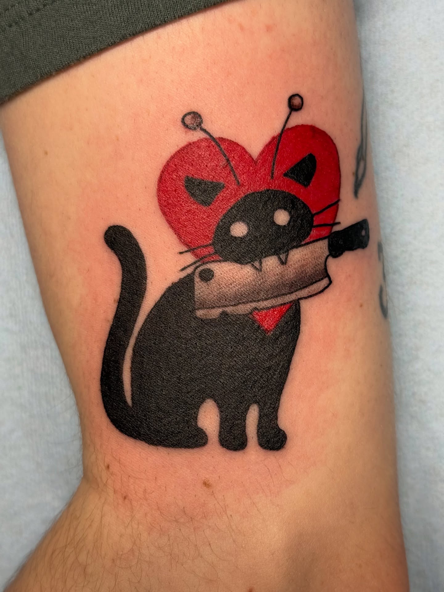Tattoo by @rhiannontattoos — dotwork, realism