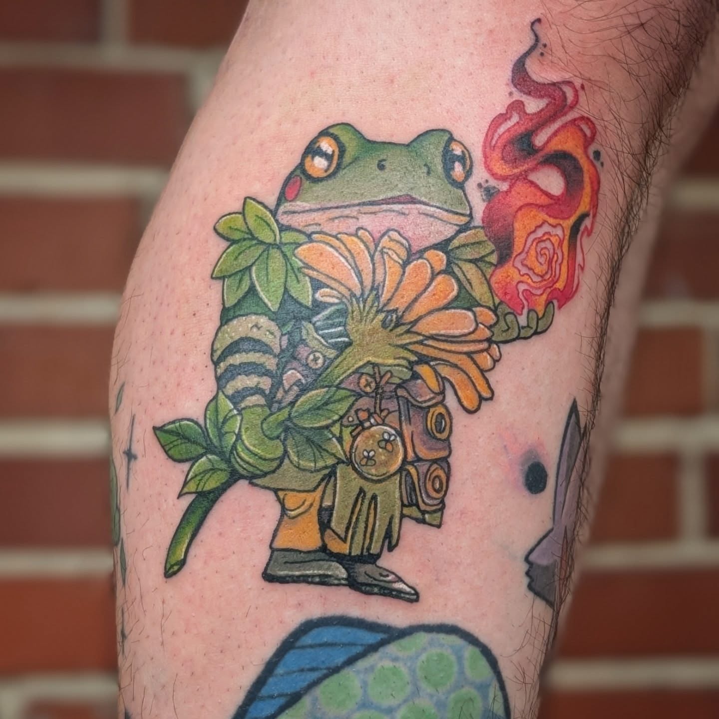 Tattoo by @crybabygoblin666 โ new_school, illustrative
