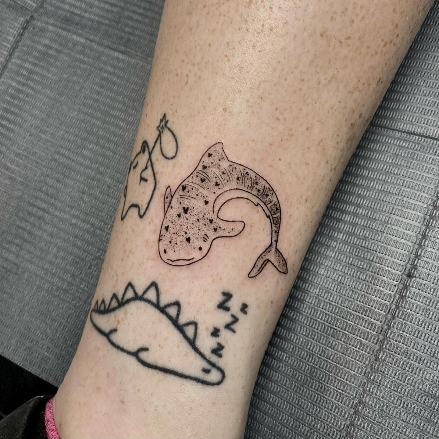 Tattoo by @emmaleighrosetattoos — dotwork