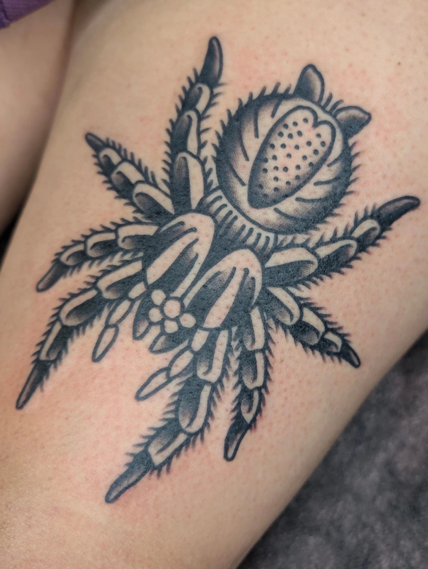 Tattoo by @kronetattoos — black_and_grey