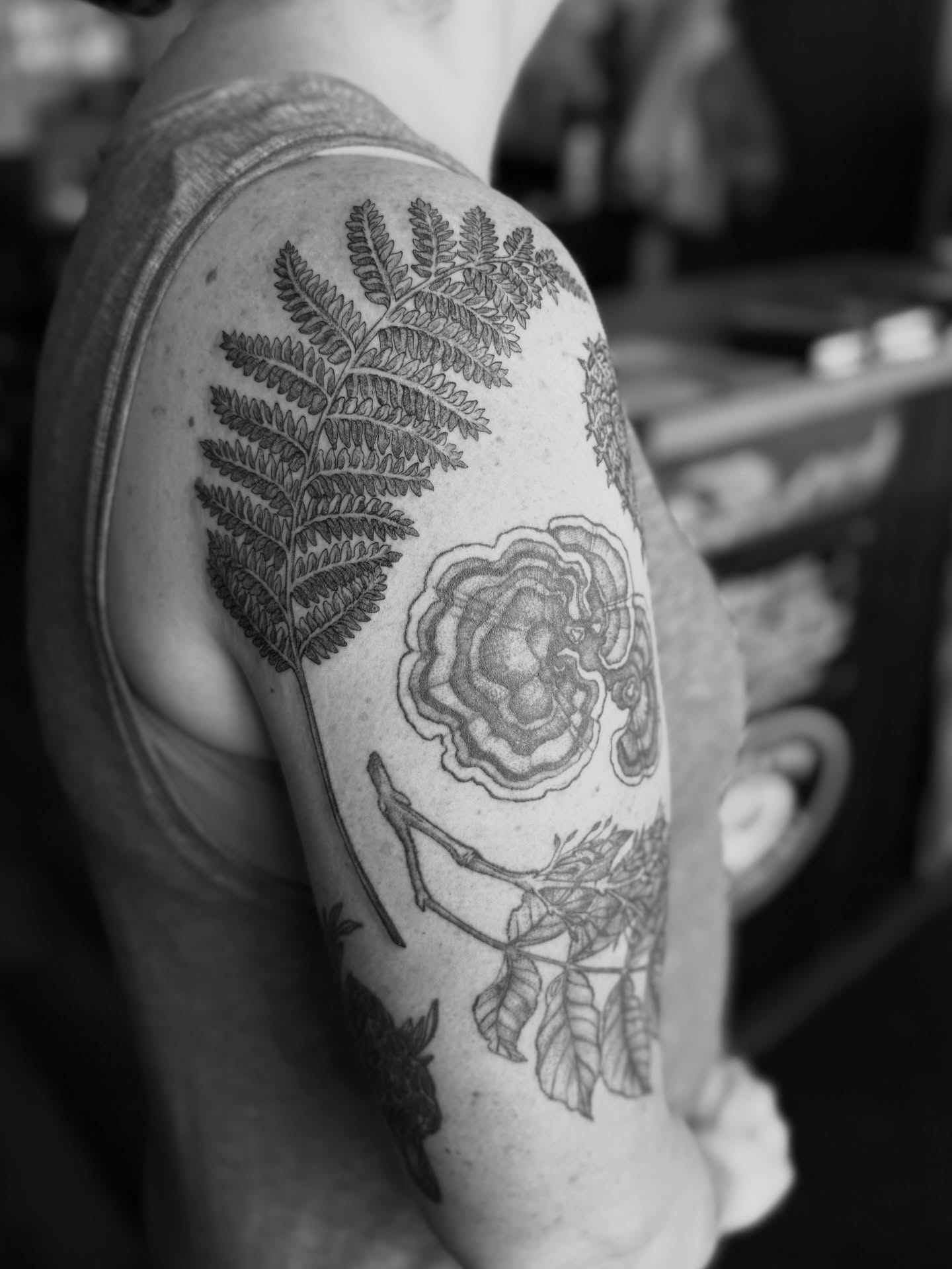 Tattoo by @alexbrooke — black_and_grey