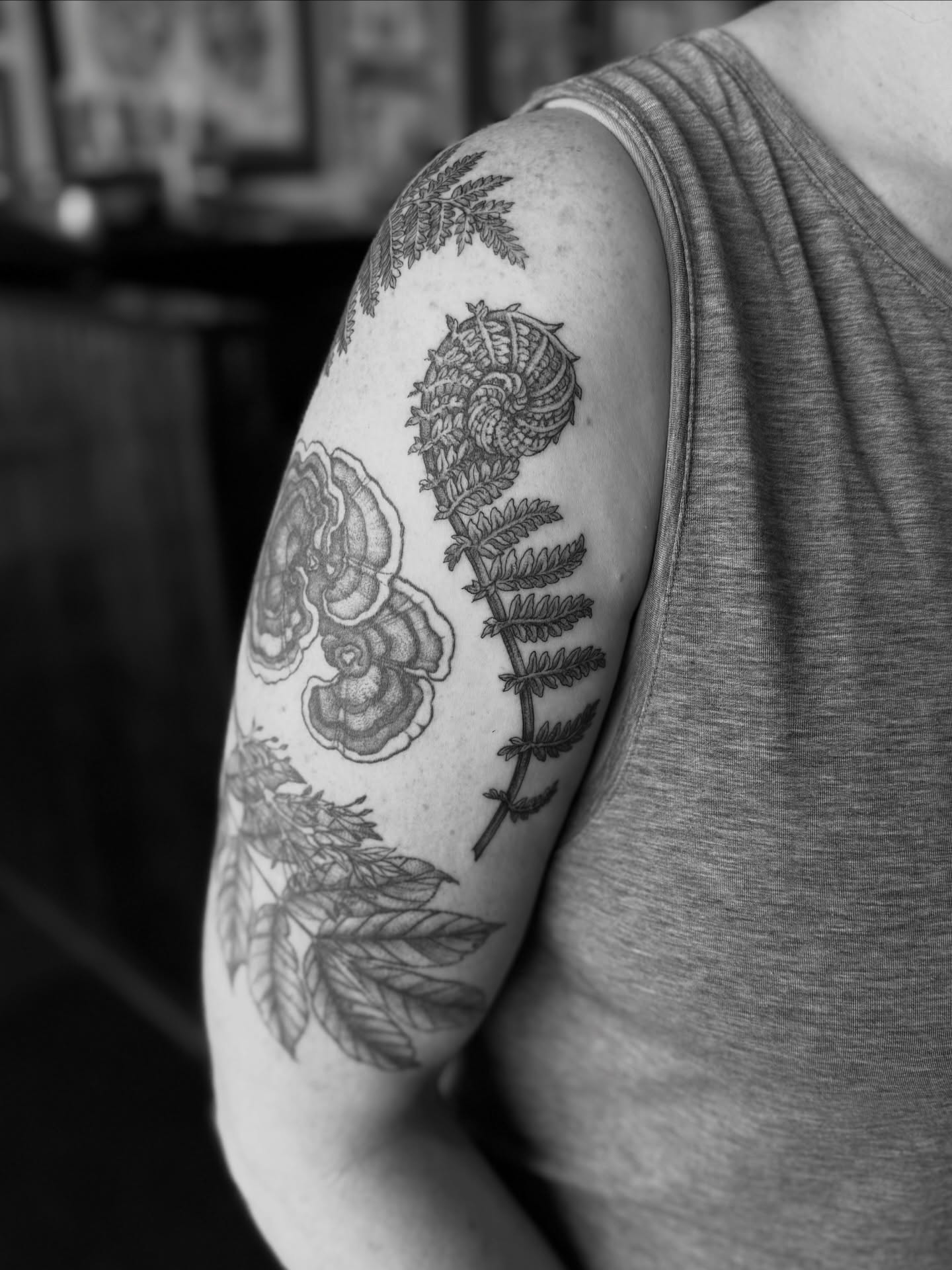 Tattoo by @alexbrooke — black_and_grey