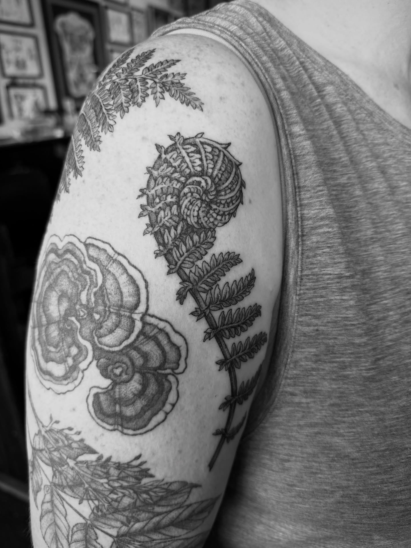 Tattoo by @alexbrooke — black_and_grey