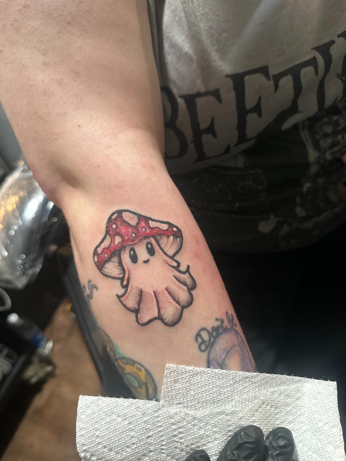 Tattoo by @highly_carver — dotwork
