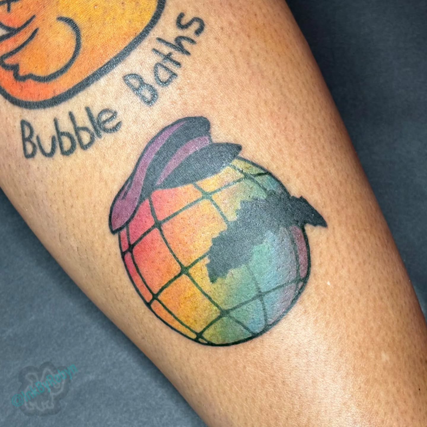 Tattoo by @inkbyrobyn — watercolor
