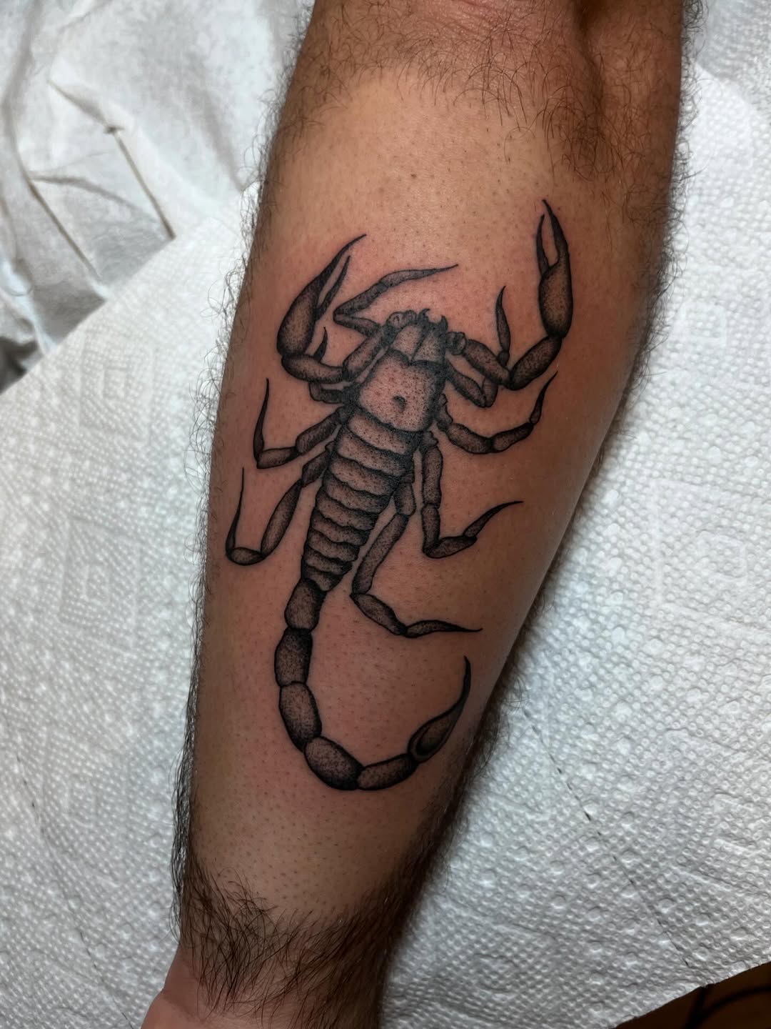 Tattoo by @goatnap — black_and_grey, realism