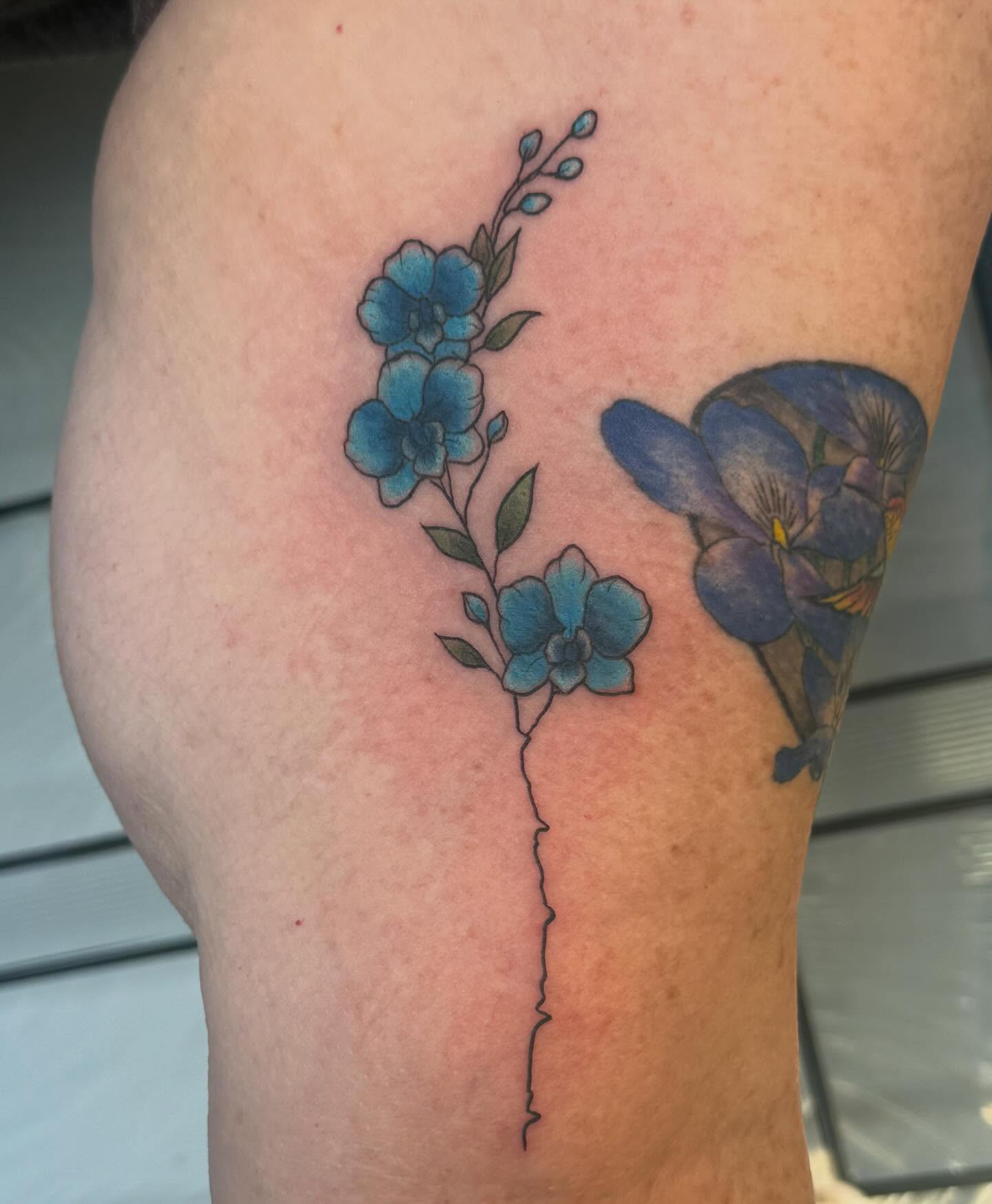 Tattoo by @aj.tattoos.piercings — watercolor