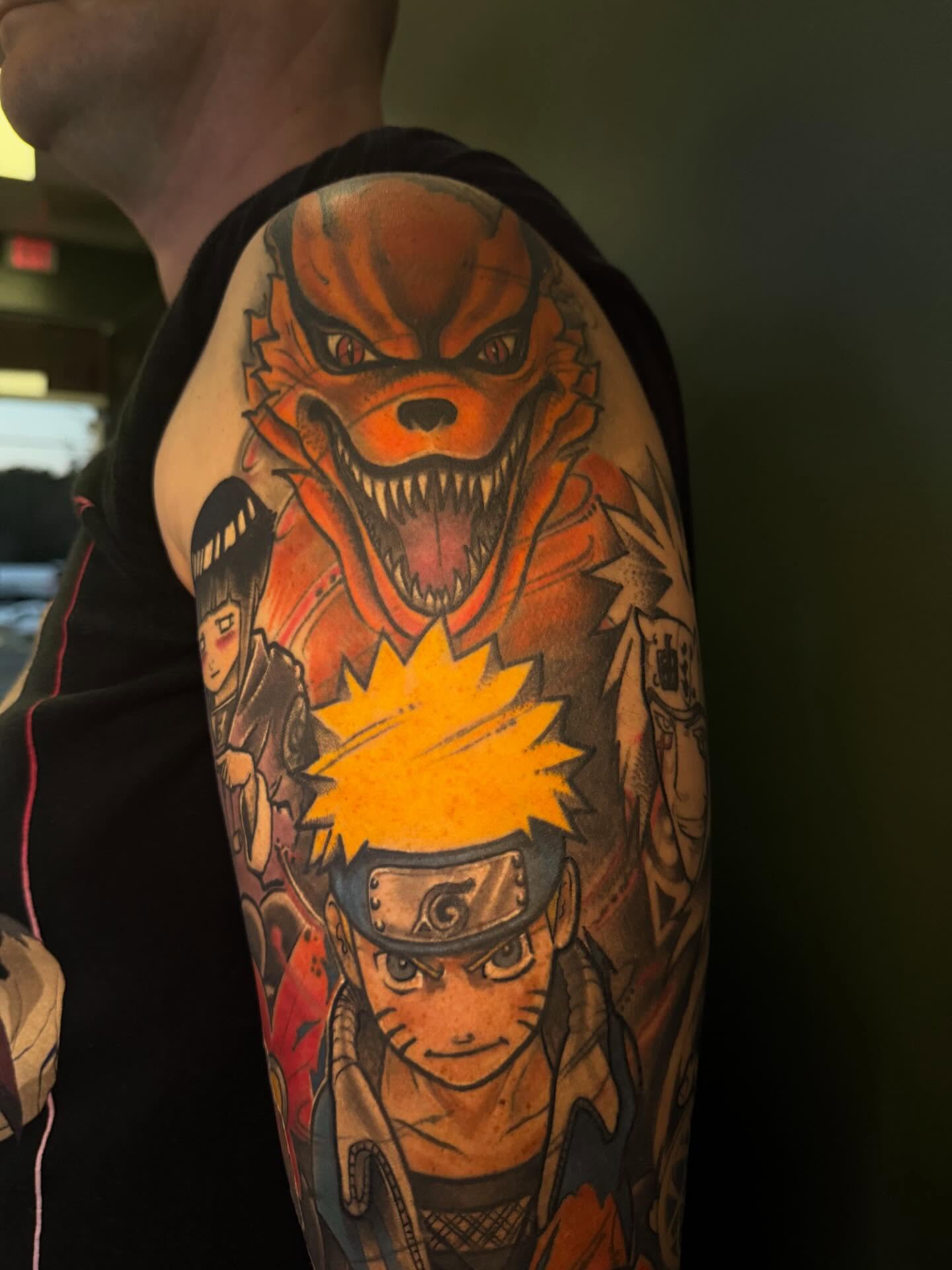 Tattoo by @greenkodi — anime