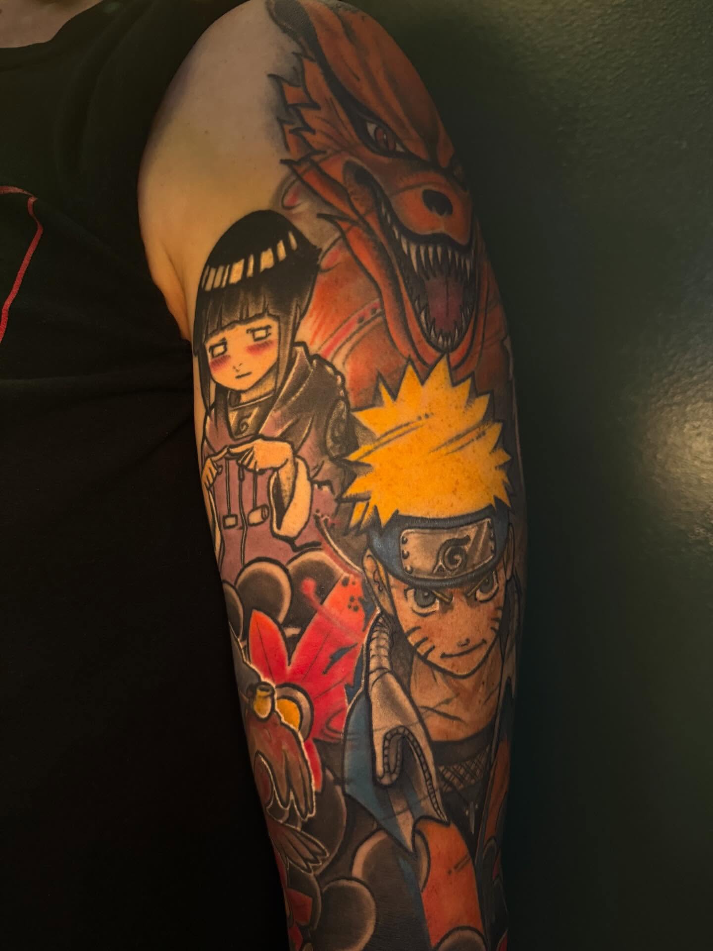 Tattoo by @greenkodi — anime