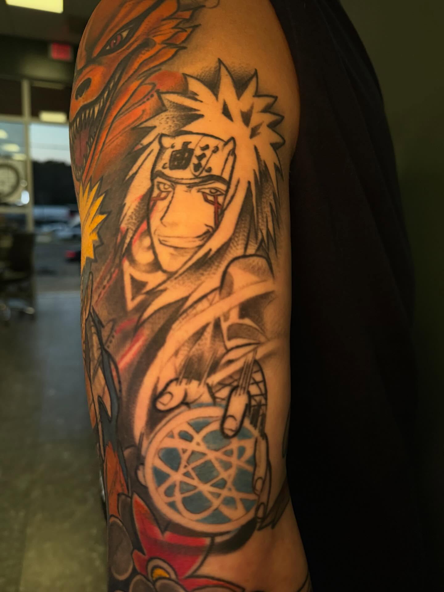 Tattoo by @greenkodi — anime