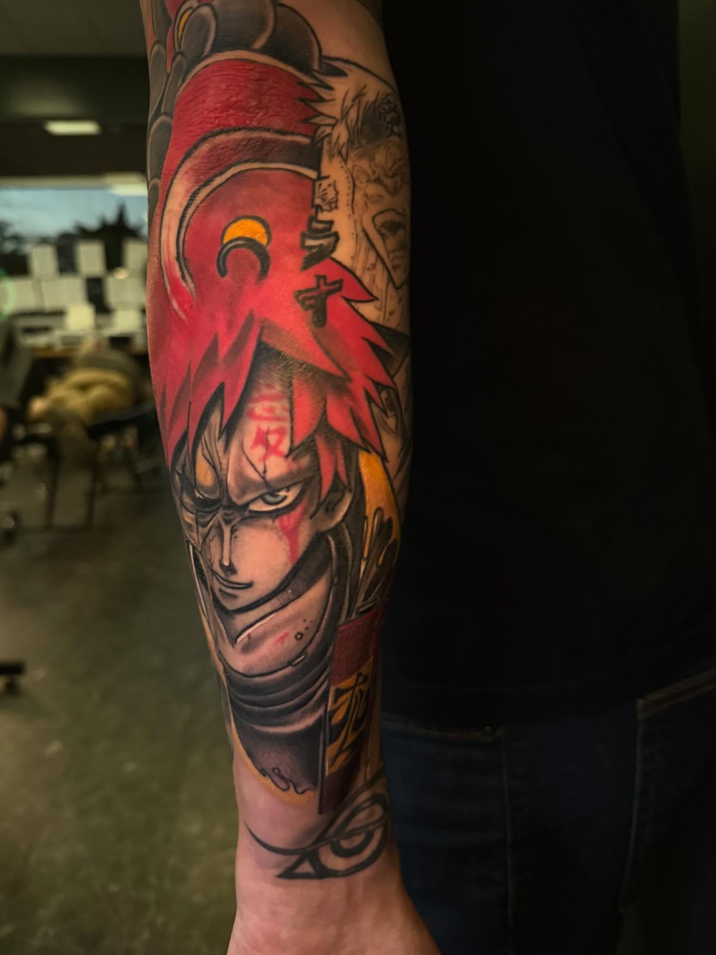 Tattoo by @greenkodi — anime, realism