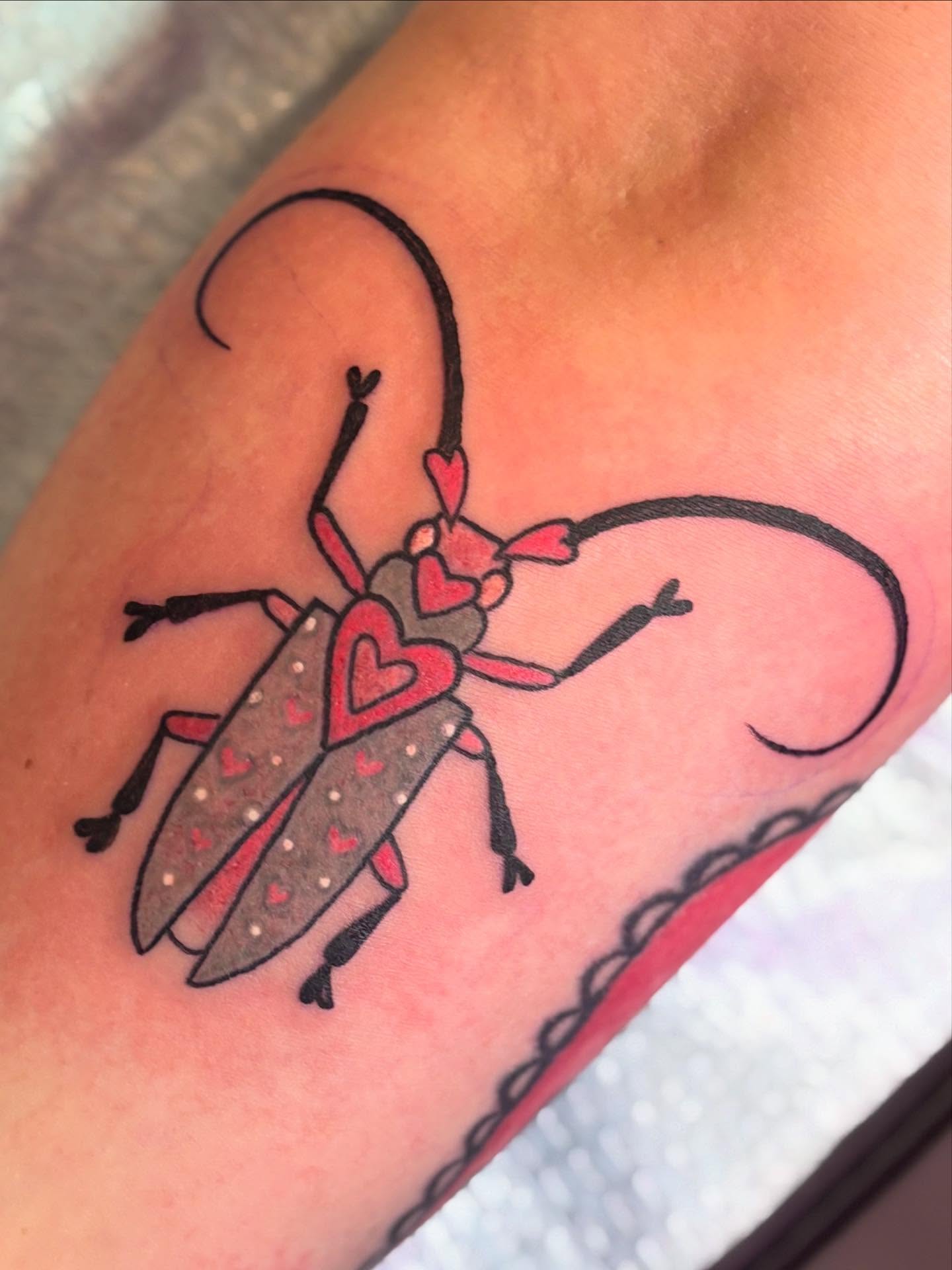 Tattoo by @neekostentaculz — dotwork, new_school