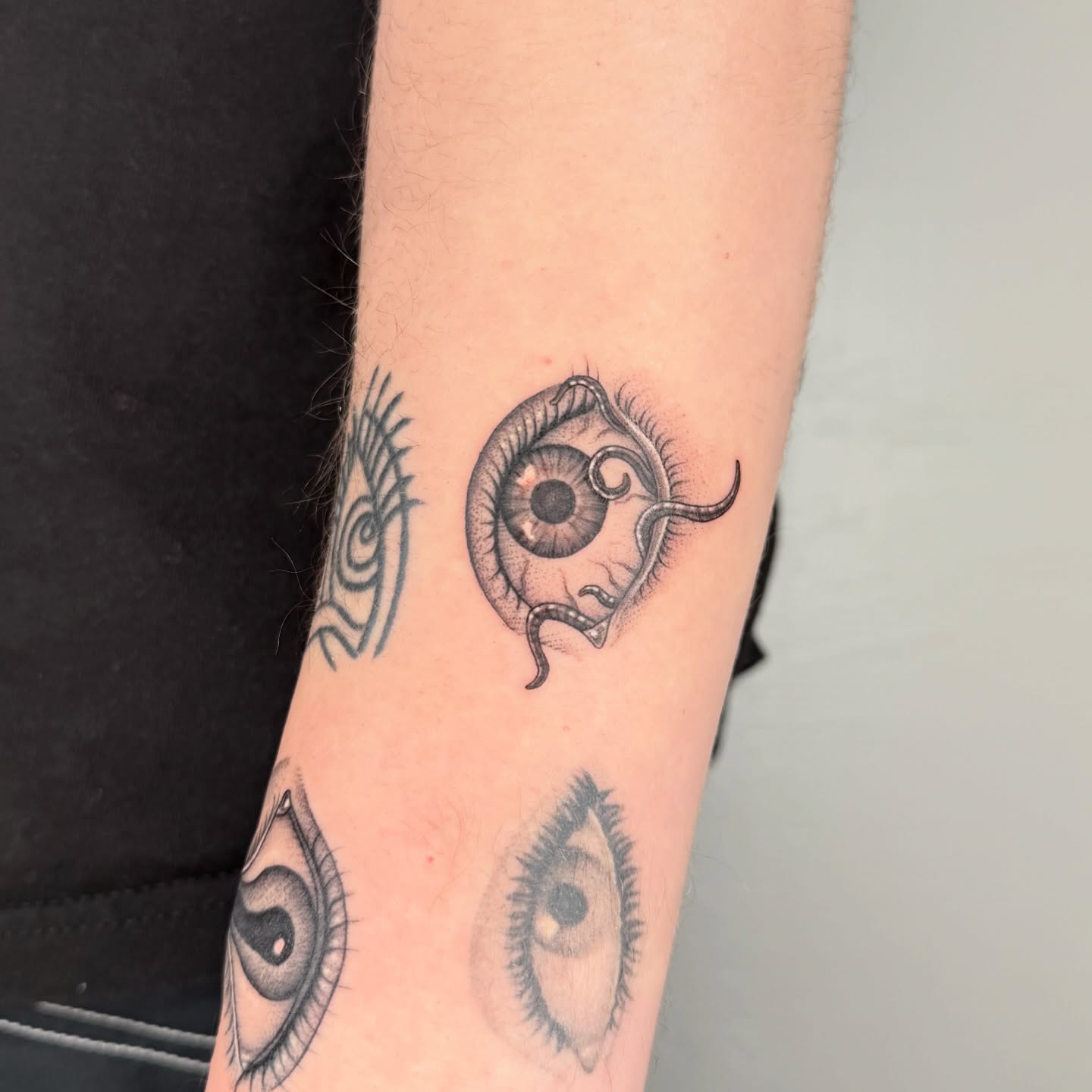 Tattoo by @sailorose_ — black_and_grey, realism