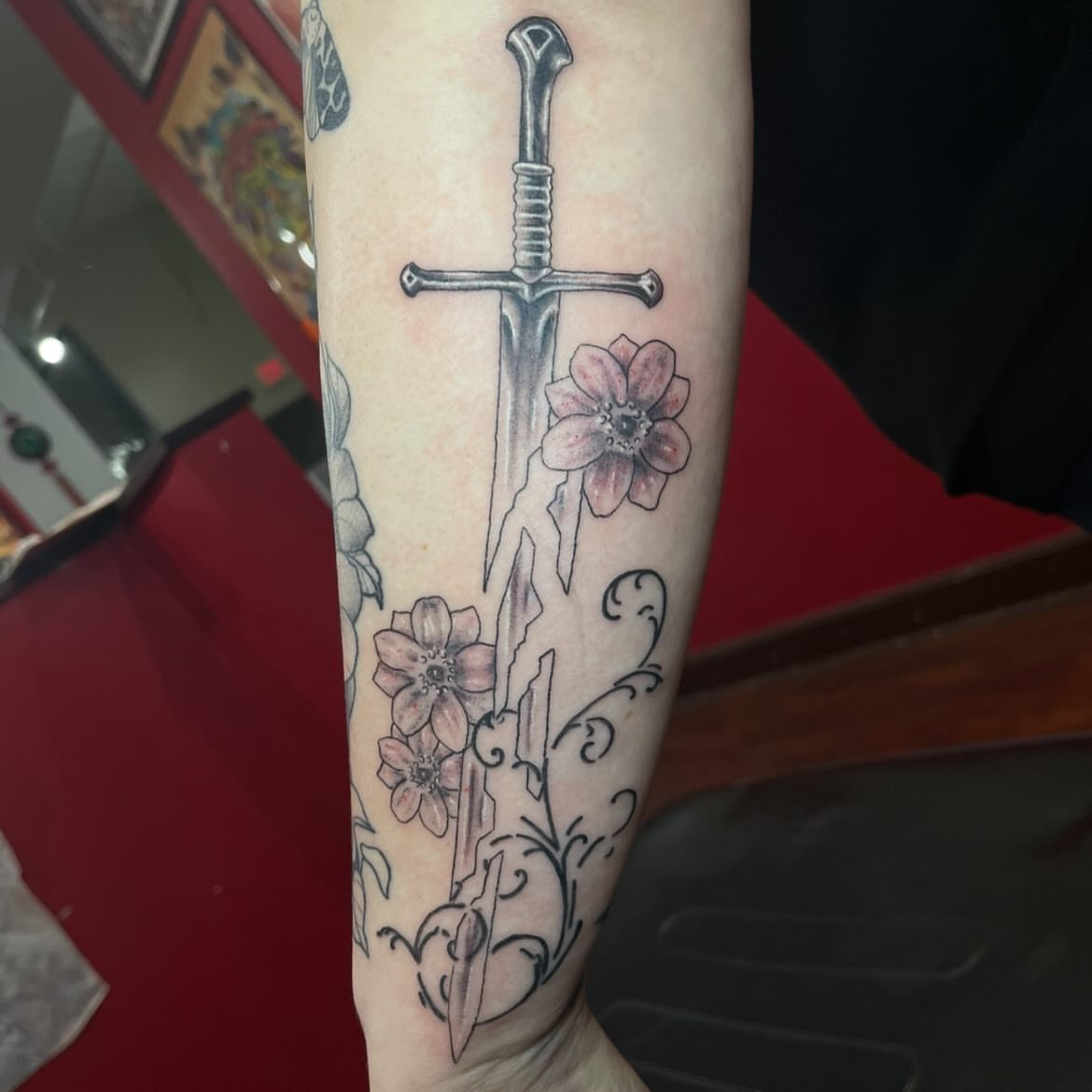 Tattoo by @chrissyungrew โ black_and_grey