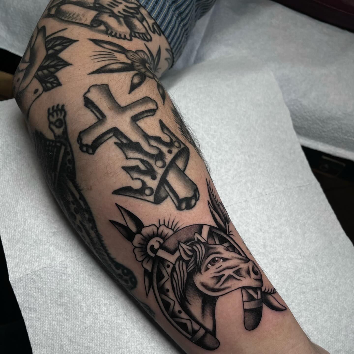 Tattoo by @caseyxsullivan — american_traditional, black_and_grey