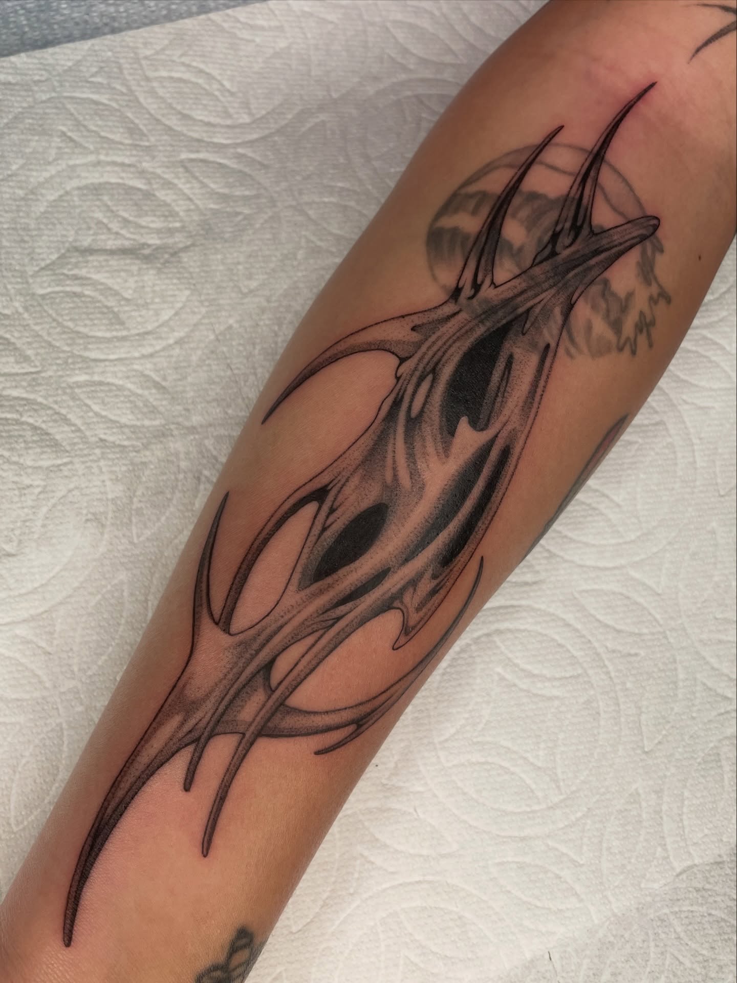 Tattoo by @carolineraer โ black_and_grey