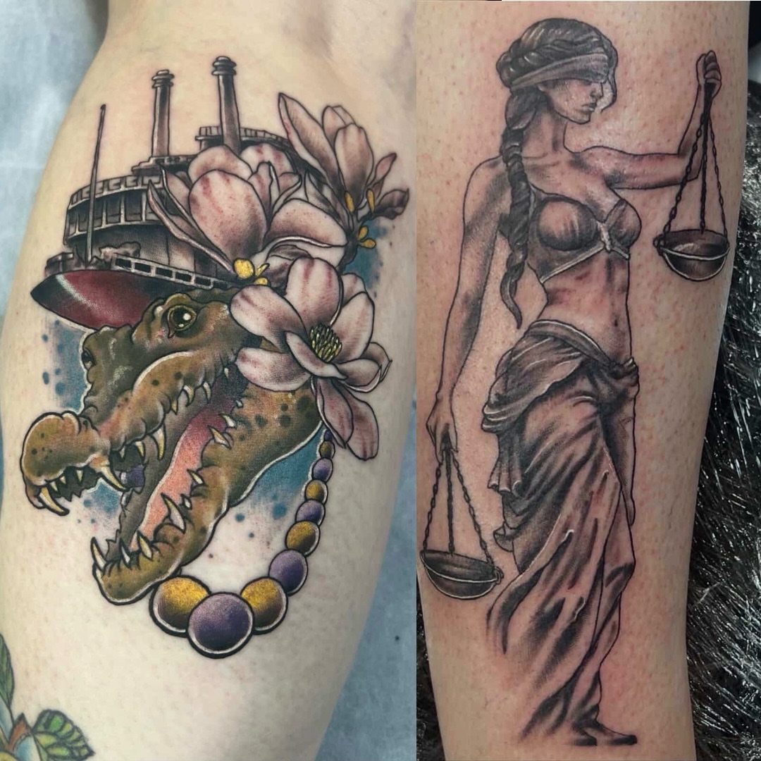 Tattoo by @neotrashace — american_traditional, realism
