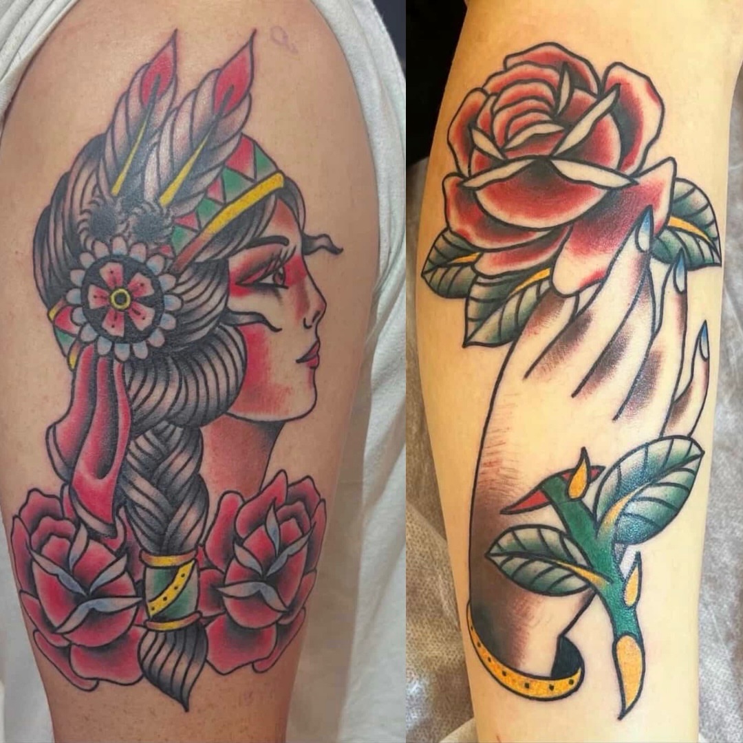 Tattoo by @neotrashace — american_traditional, neo_traditional