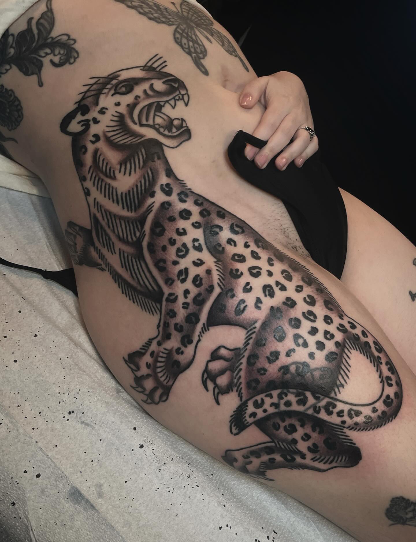 Tattoo by @audri_adorned — black_and_grey