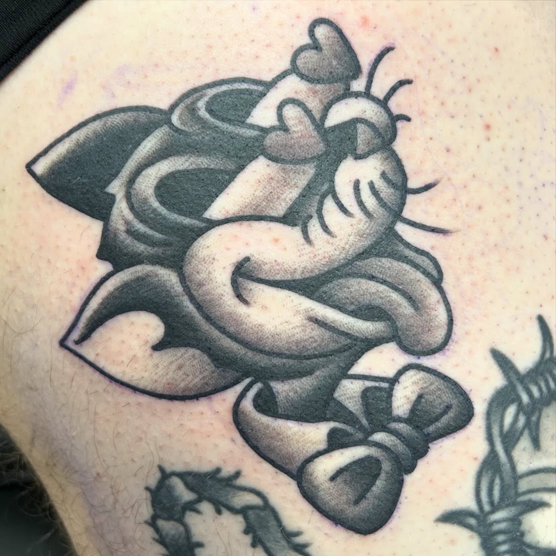 Tattoo by @pat_bennett_tattoos — black_and_grey