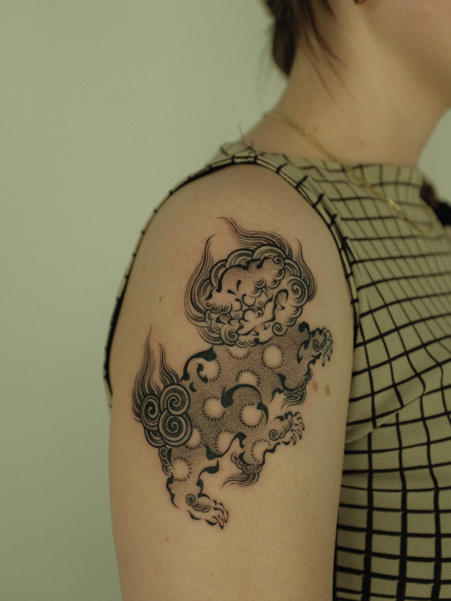Tattoo by @xiaolun_tatt — black_and_grey
