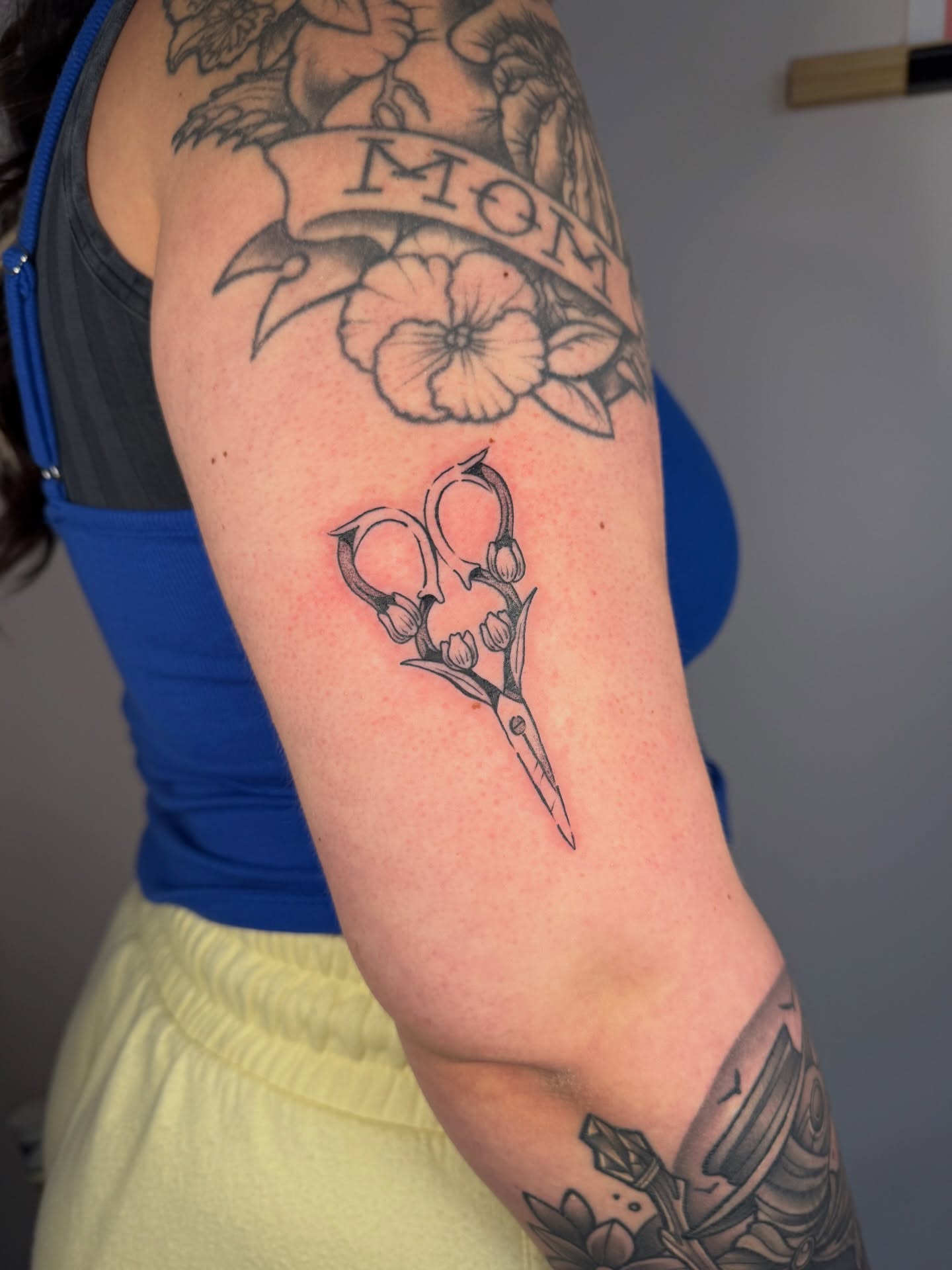 Tattoo by @chemilieon — black_and_grey