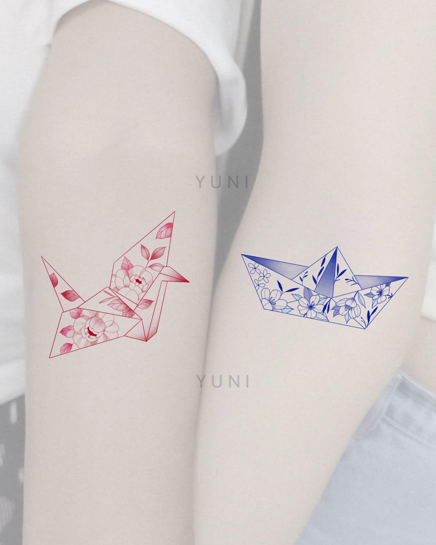Tattoo by @yuni_tattooer β geometric, illustrative