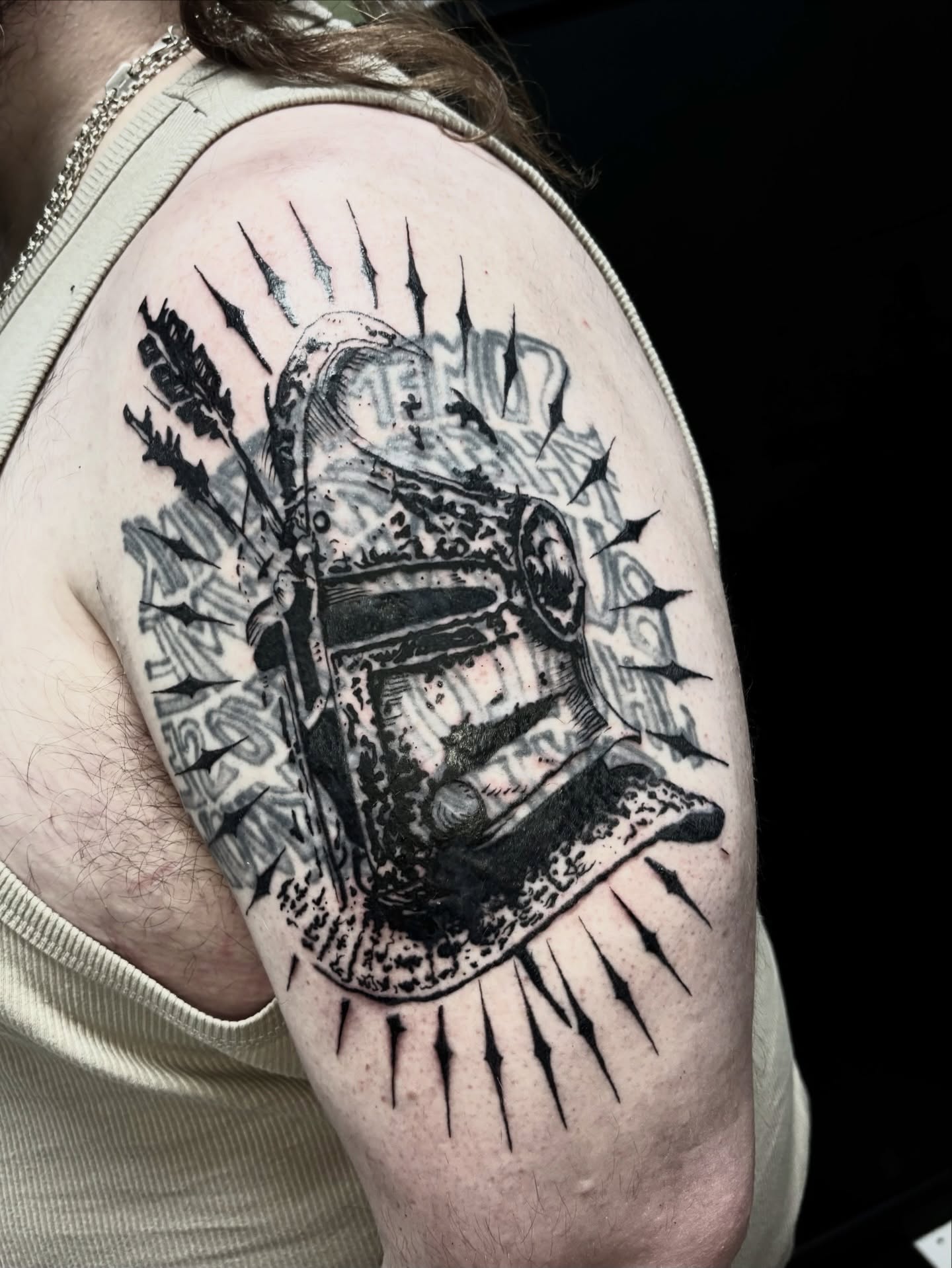 Tattoo by @whatashame.tattoos — black_and_grey