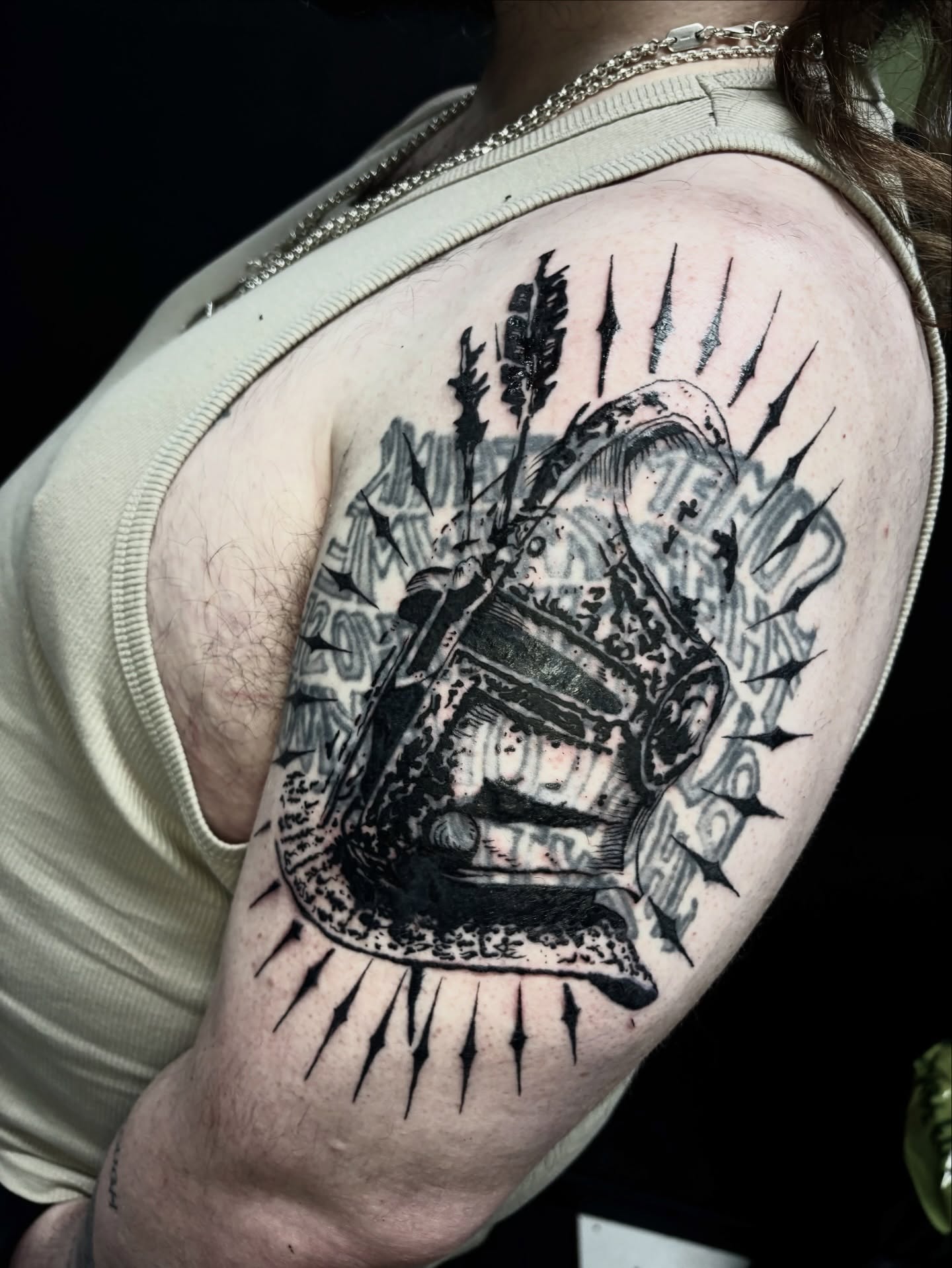 Tattoo by @whatashame.tattoos — black_and_grey