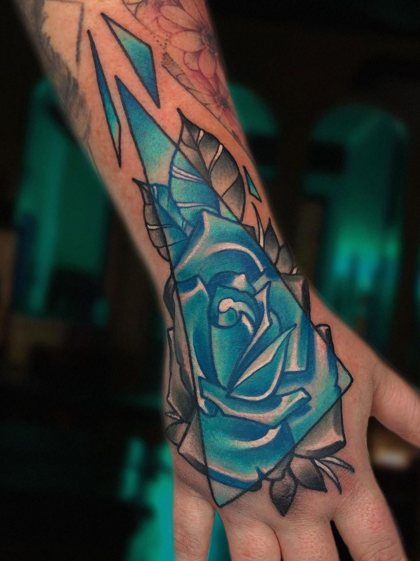 Tattoo by @shaneklos โ geometric