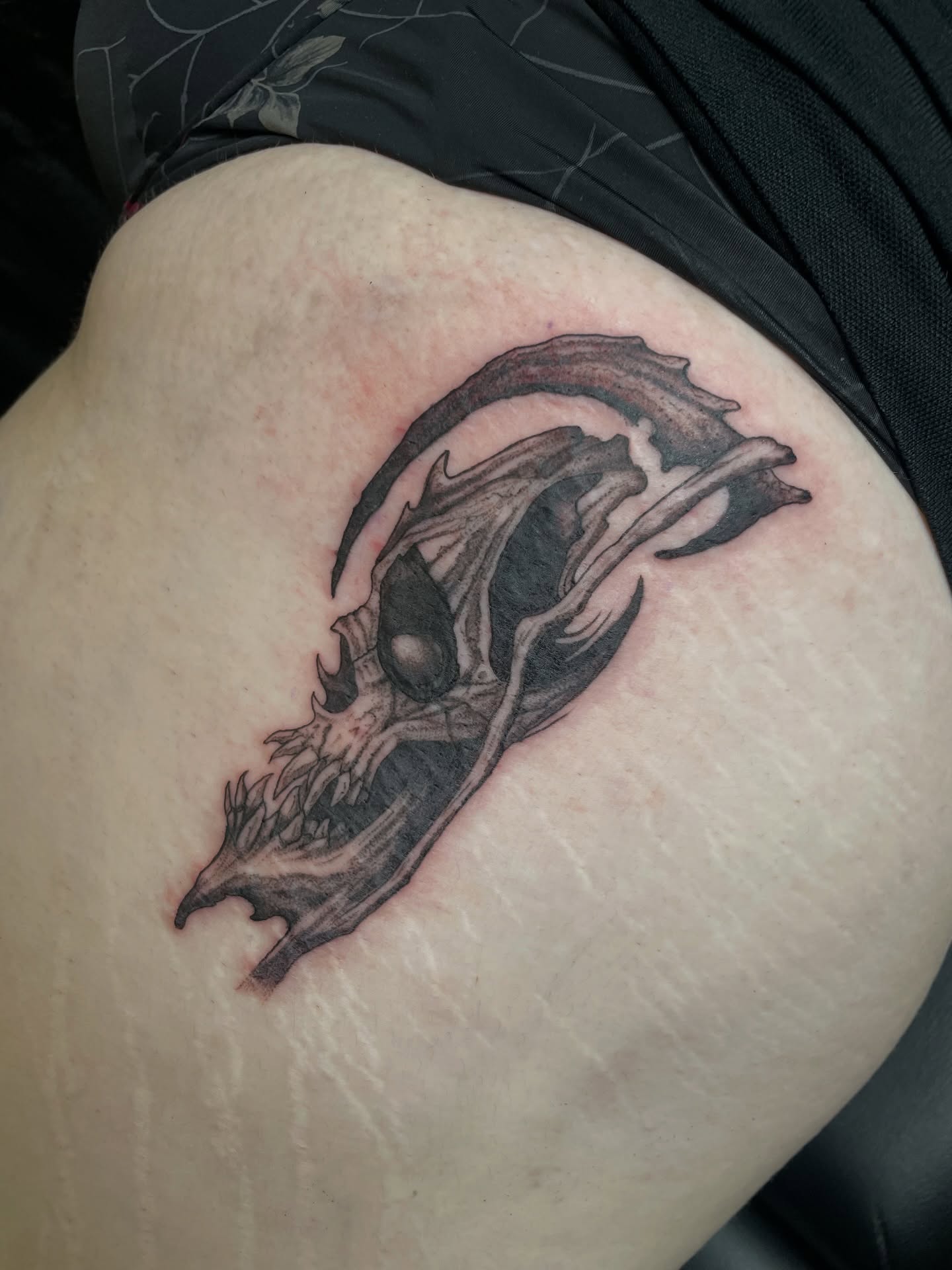 Tattoo by @juanes_lopez06 — black_and_grey