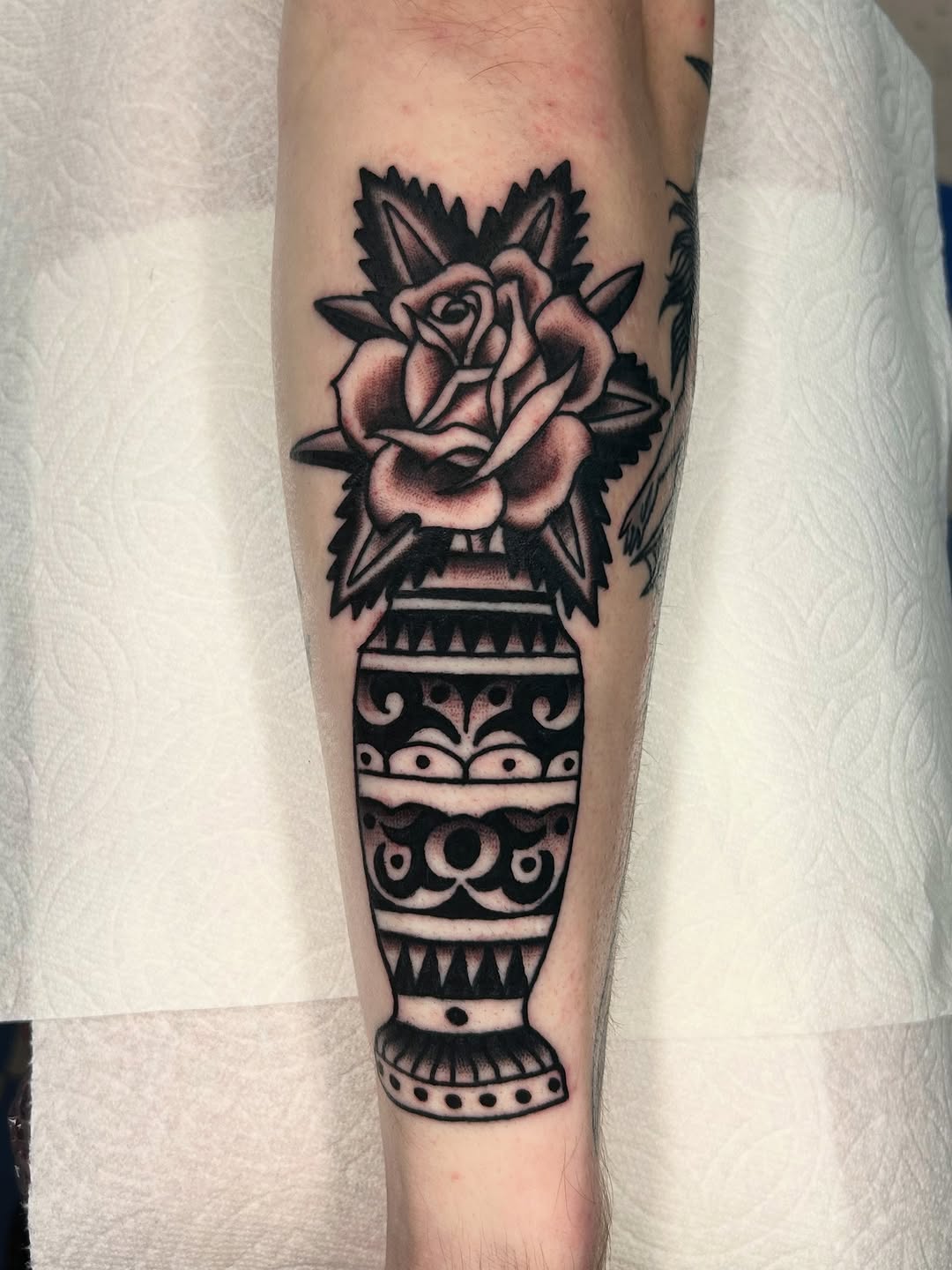 Tattoo by @gnarbunkle — american_traditional, black_and_grey