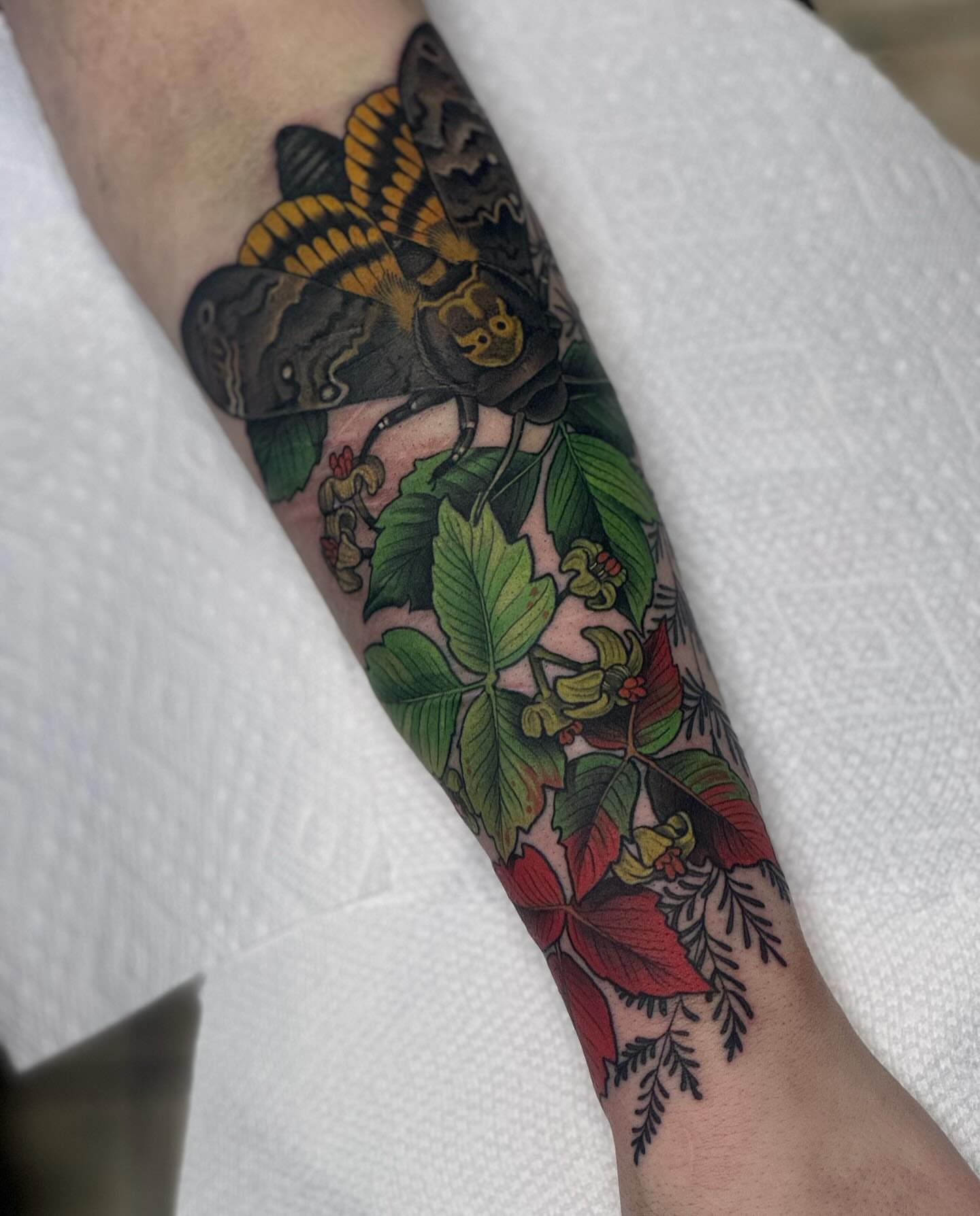 Tattoo by @rachelsmithtattoo — american_traditional, realism