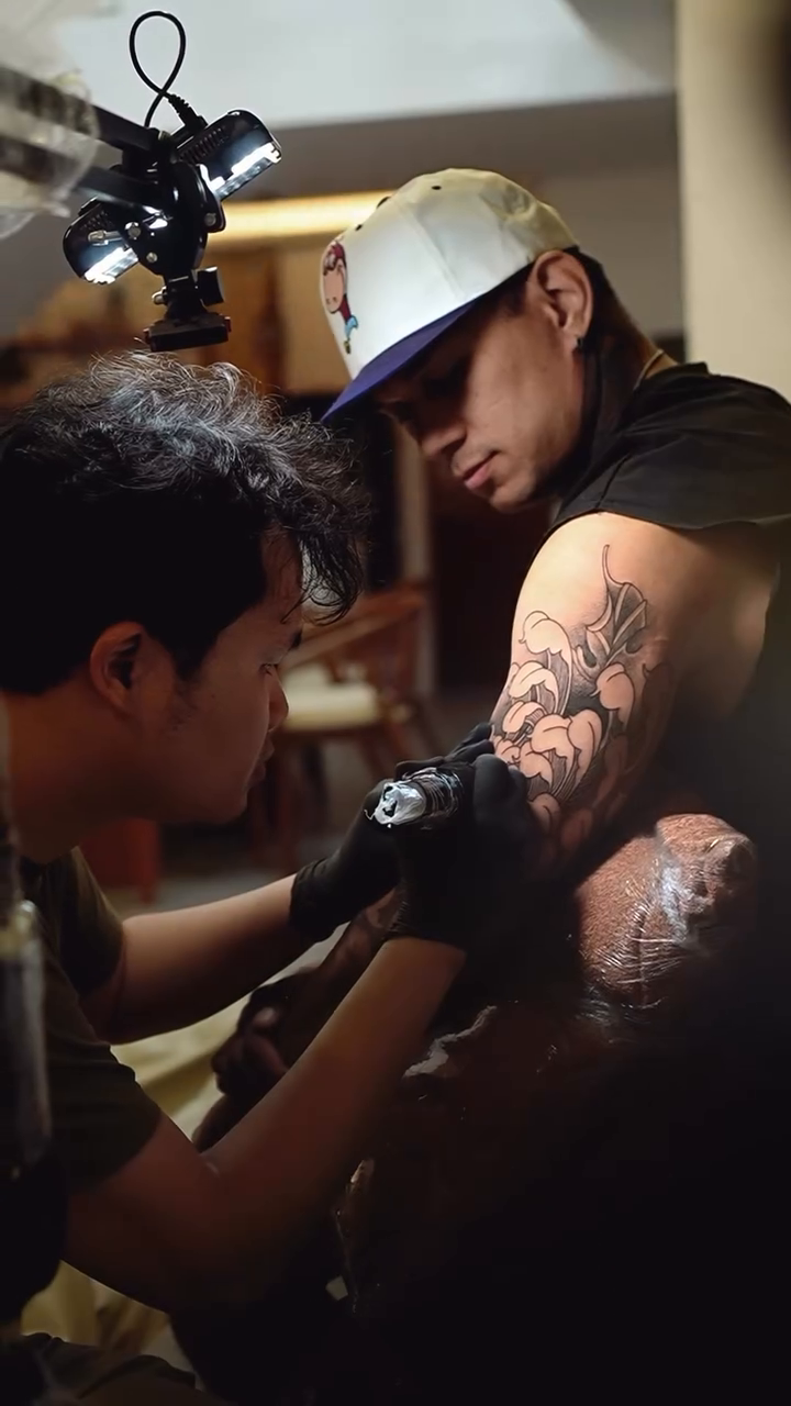 Tattoo by @micogeologo_tattoo — japanese_irezumi, black_and_grey
