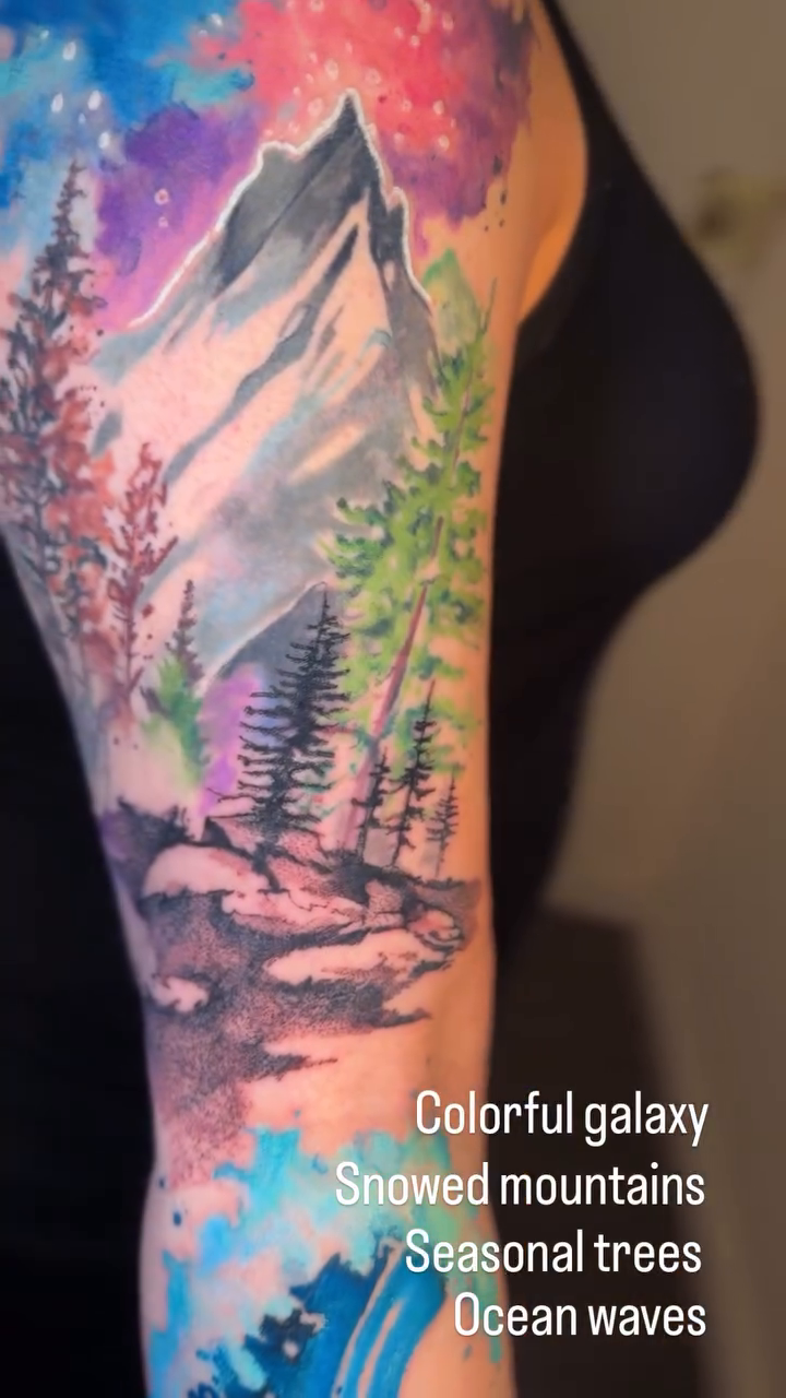 Tattoo by @hunminji — realism, watercolor