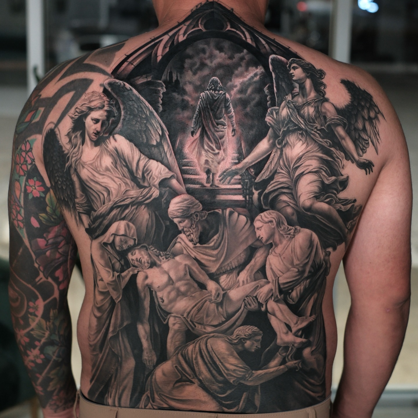 Tattoo by @mannytattooartist โ realism, black_and_grey