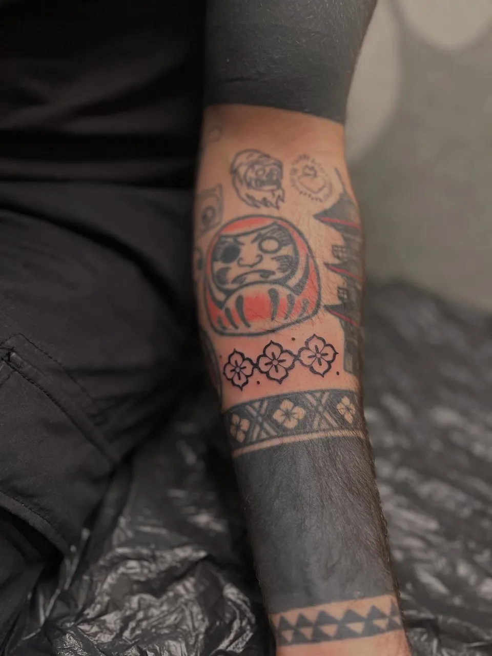 Tattoo by @tattia.tattoos — japanese_irezumi, dotwork