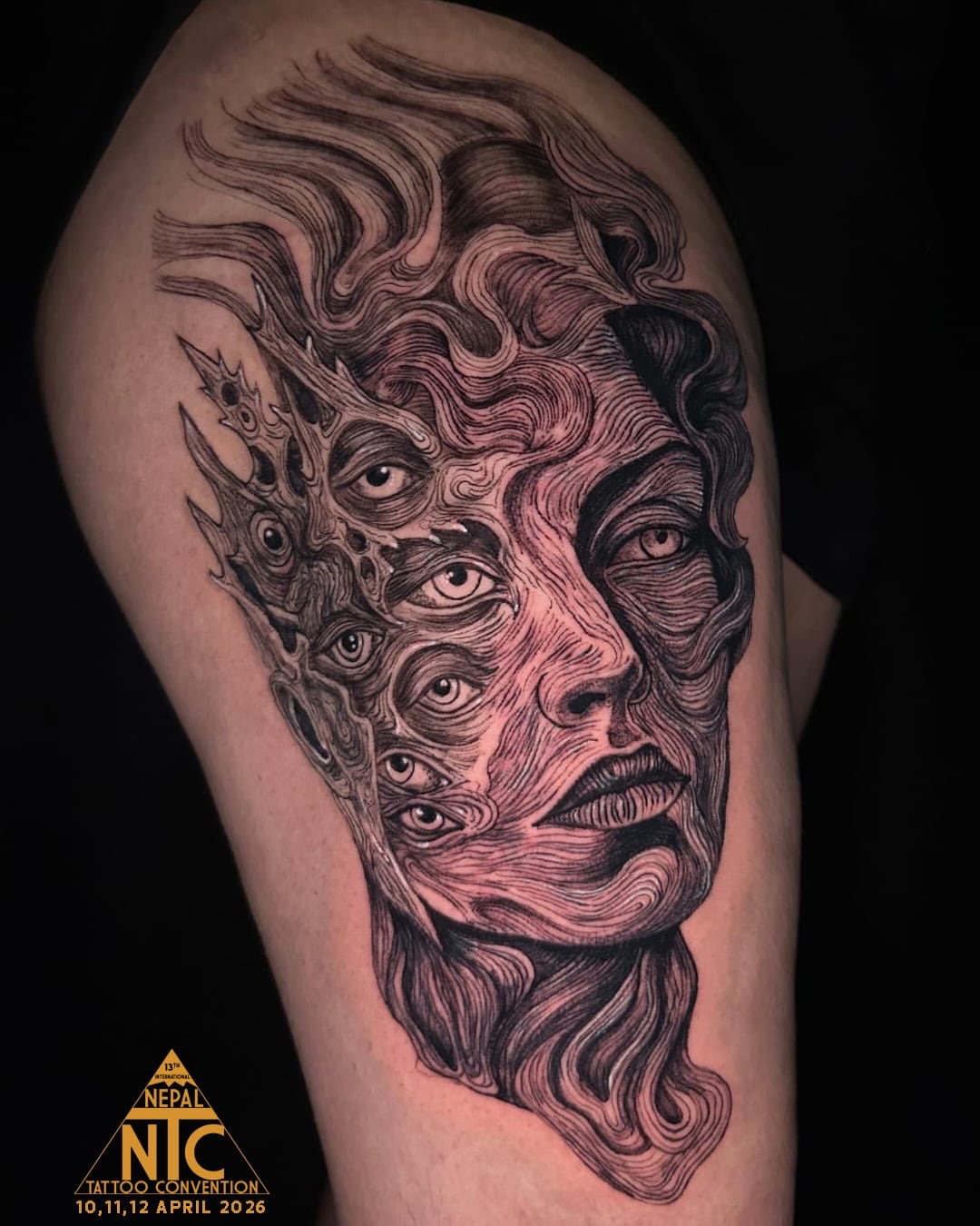 Tattoo by @kabirray11 — realism, dark_realism