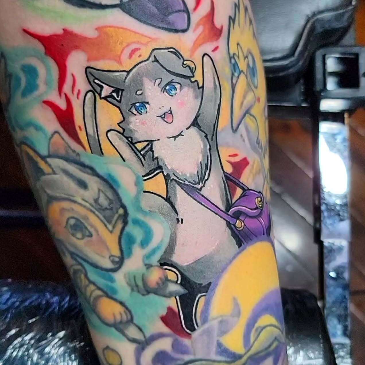 Tattoo by @levi_tattoos — anime, illustrative