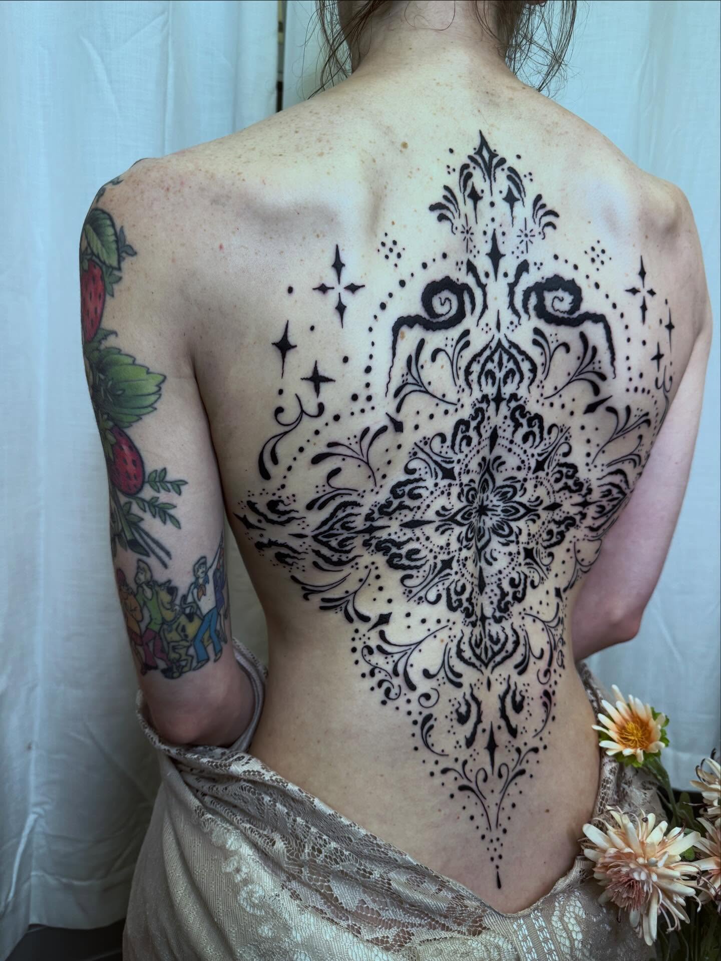 Tattoo by @skittykittykitty — ornamental