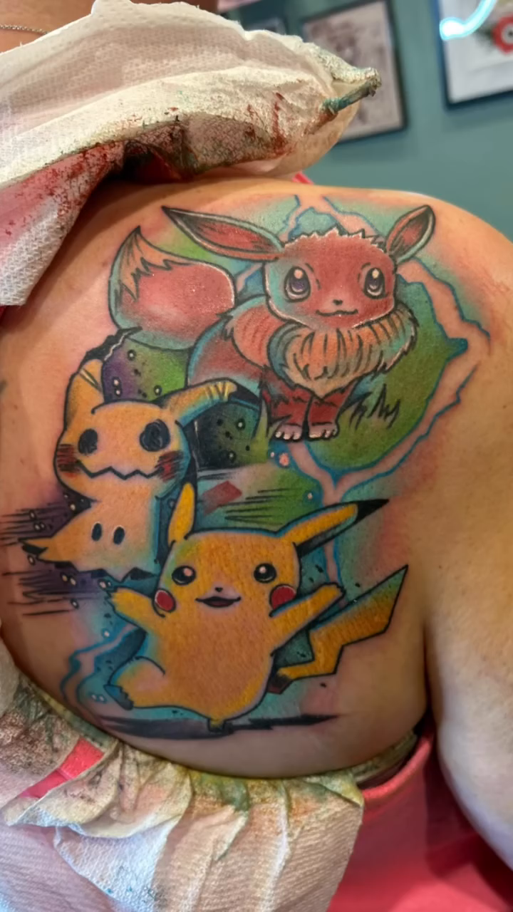 Tattoo by @daemiondesign — anime, neo_traditional