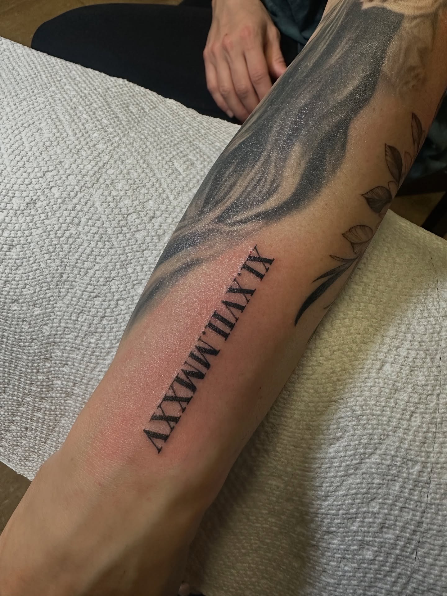 Tattoo by @thrashmoneymillionaire — black_and_grey