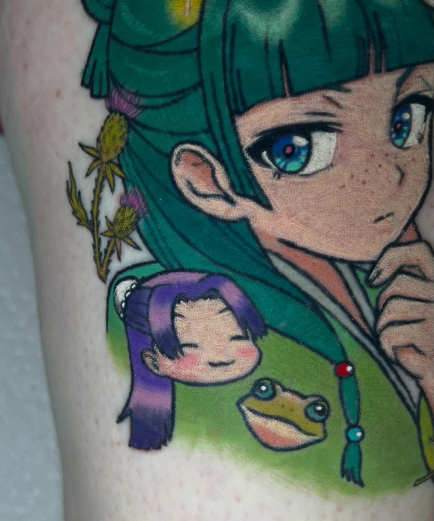 Tattoo by @juliet_miller — anime, illustrative