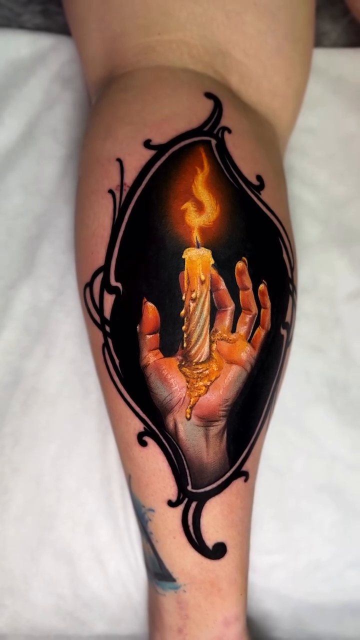 Tattoo by @lisa_tattooer — realism, dark_realism