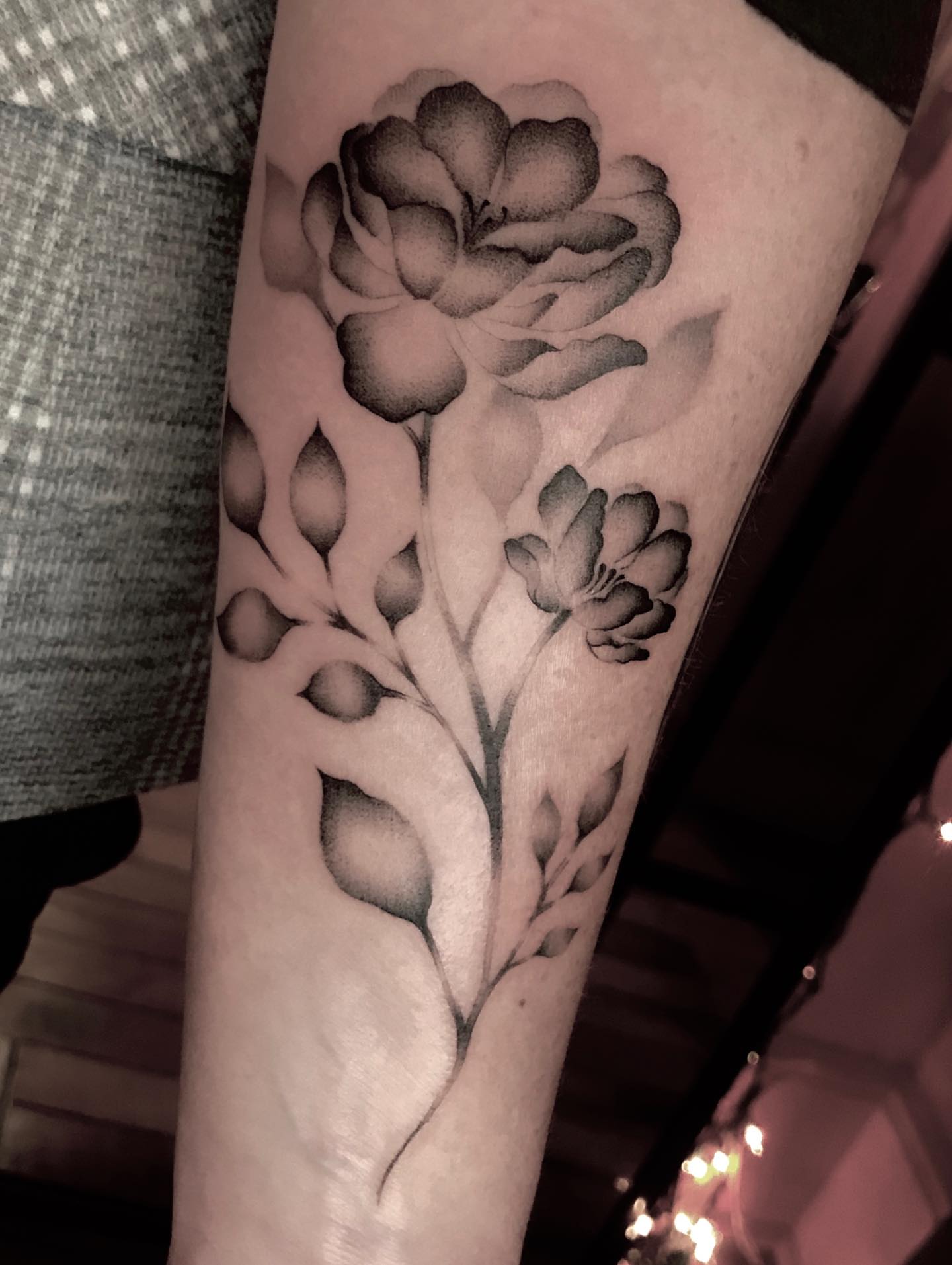 Tattoo by @raineydaytattoos — black_and_grey